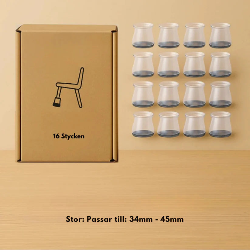 Norillo™ – Transparenta stolöverdrag som bevarar golvet och dämpar ljud