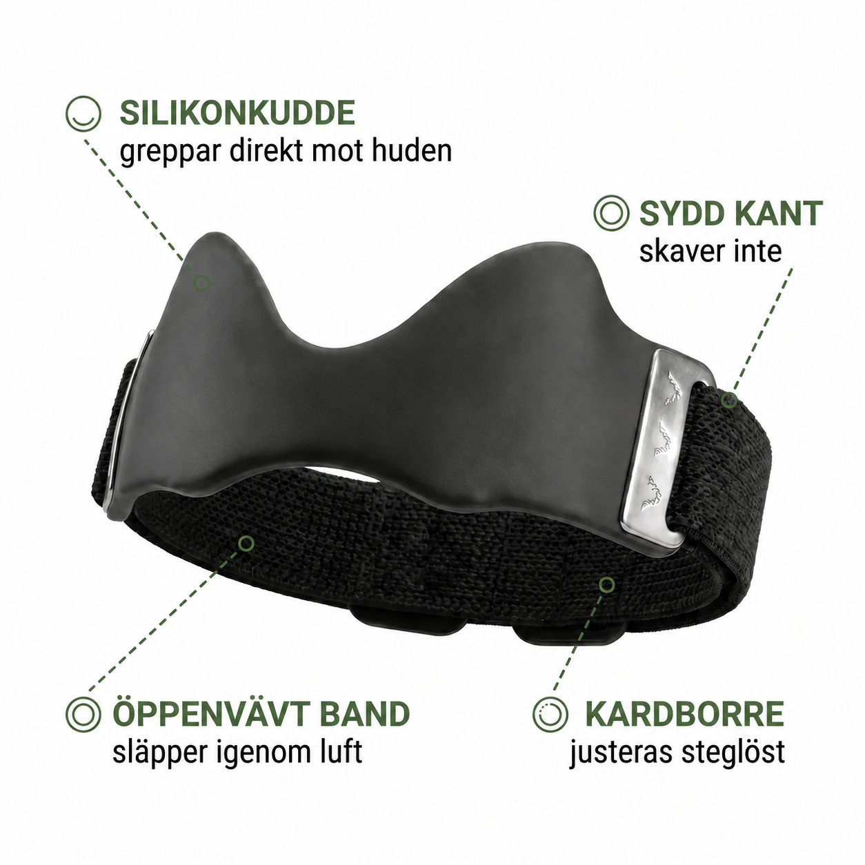Norillo® – StayGrip – Knärem med riktat stöd som sitter kvar när du rör dig