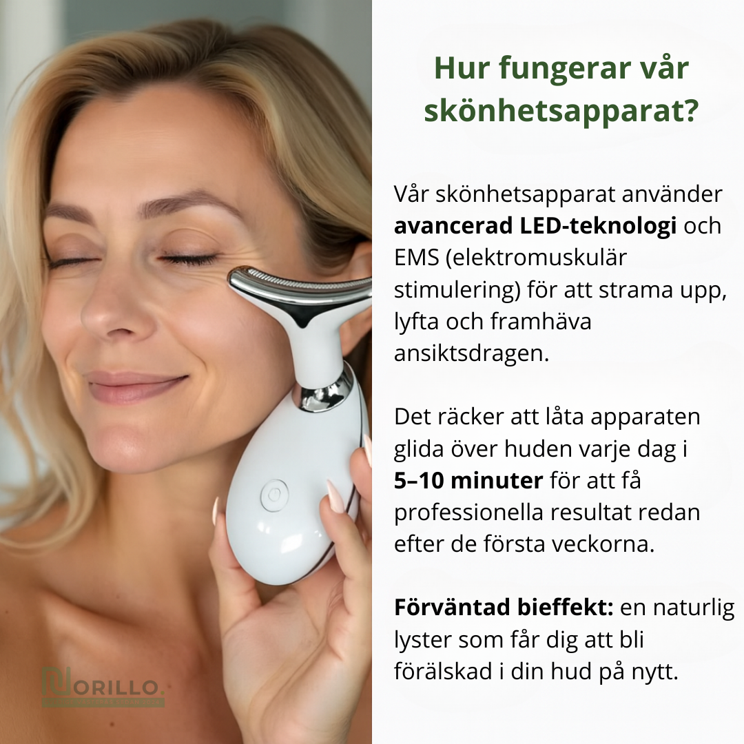 Norillo™ – Reducerar Fina Linjer & Dubbelhaka Hemifrån