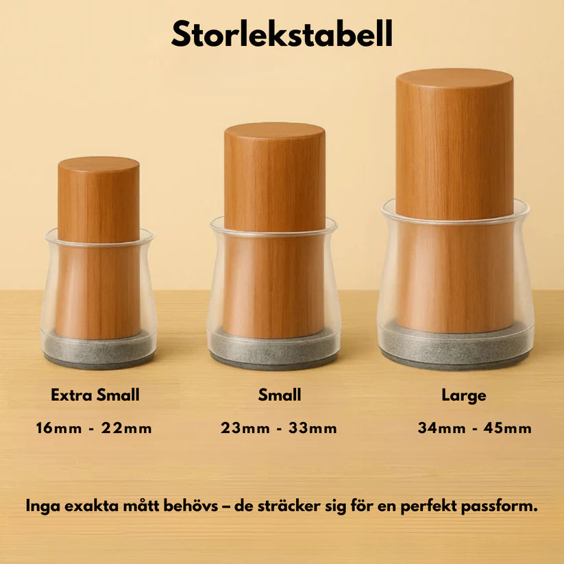 Norillo™ – Transparenta stolöverdrag som bevarar golvet och dämpar ljud