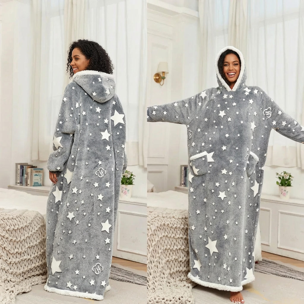 Norillo™ – Oversize fleecehoodie för lugna och varma hemmastunder