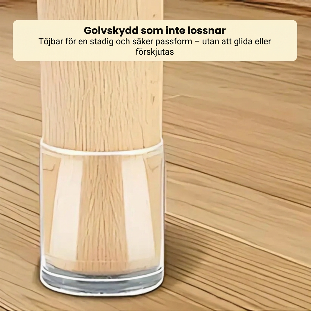 Norillo™ – Transparenta stolöverdrag som bevarar golvet och dämpar ljud