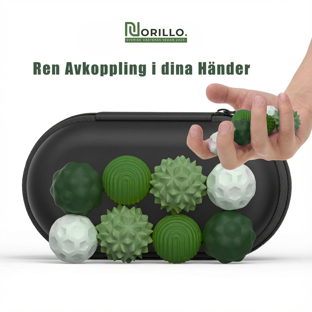 Norillo™ – Stresslindrande sensoriska bollar som lugnar händer och sinne