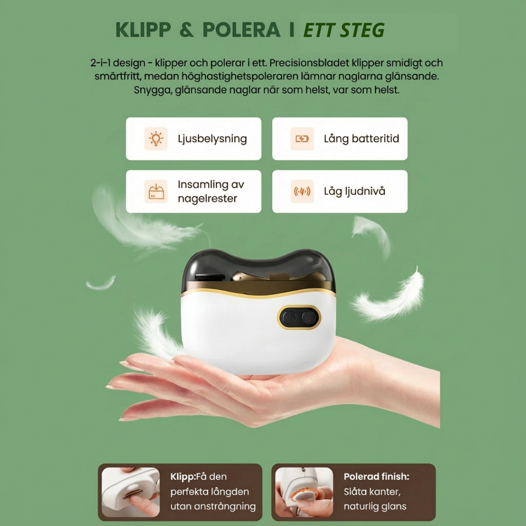 Norillo™ – 2-i-1 nagelklippning och glanspolering utan ansträngning