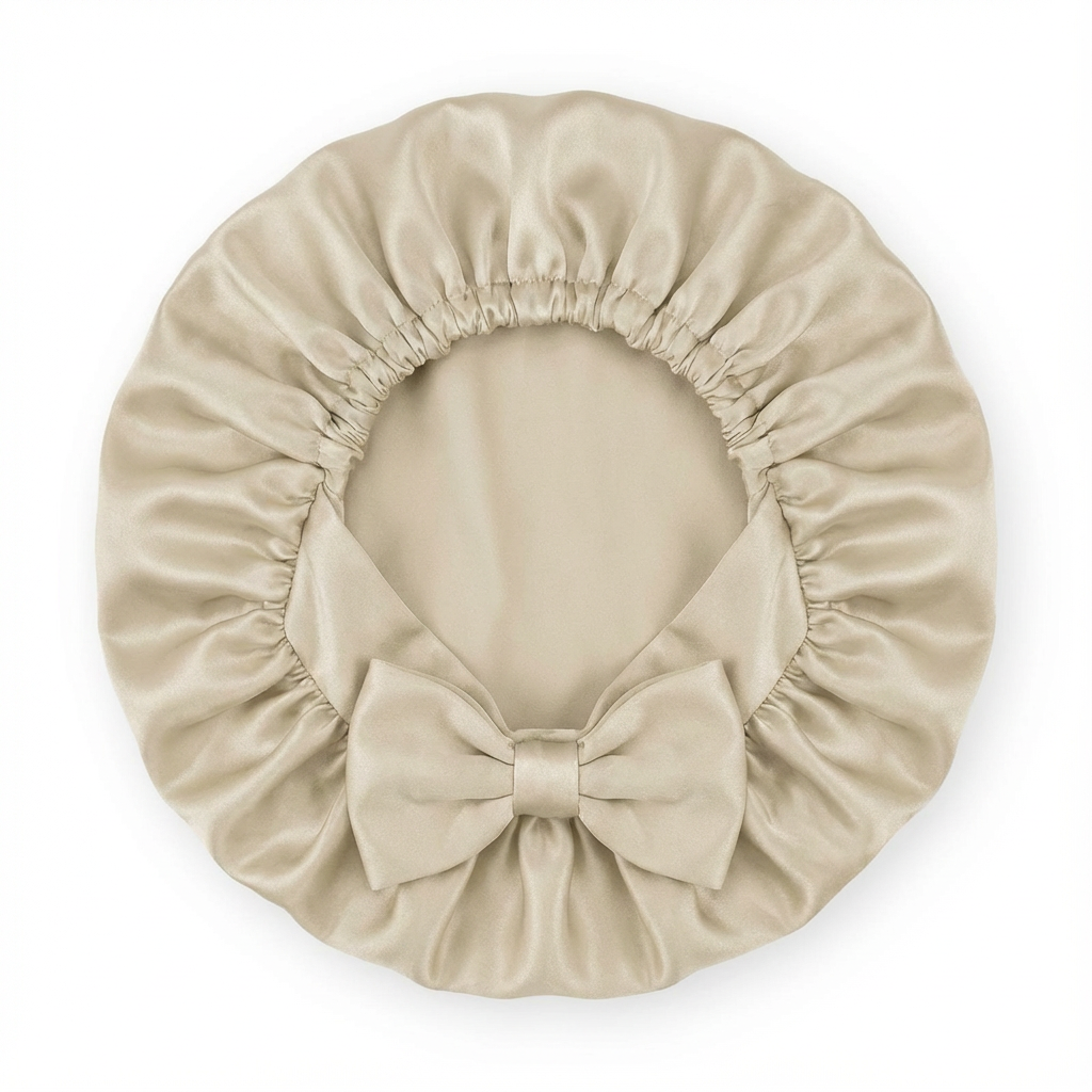 Norillo™ – mulberry-silkesbonnet som minskar friss & bevarar hårets fukt över natten