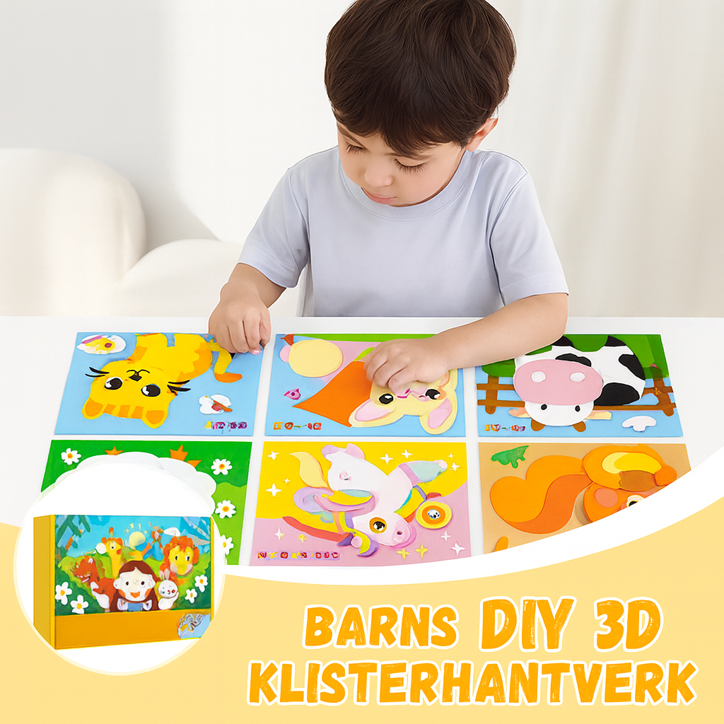 Norillo™ – Självhäftande 3D Klisterfigurer