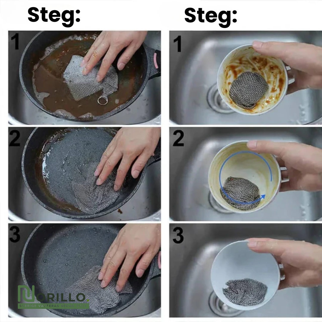 Multifunktionell repfri disktrasa av ståltråd