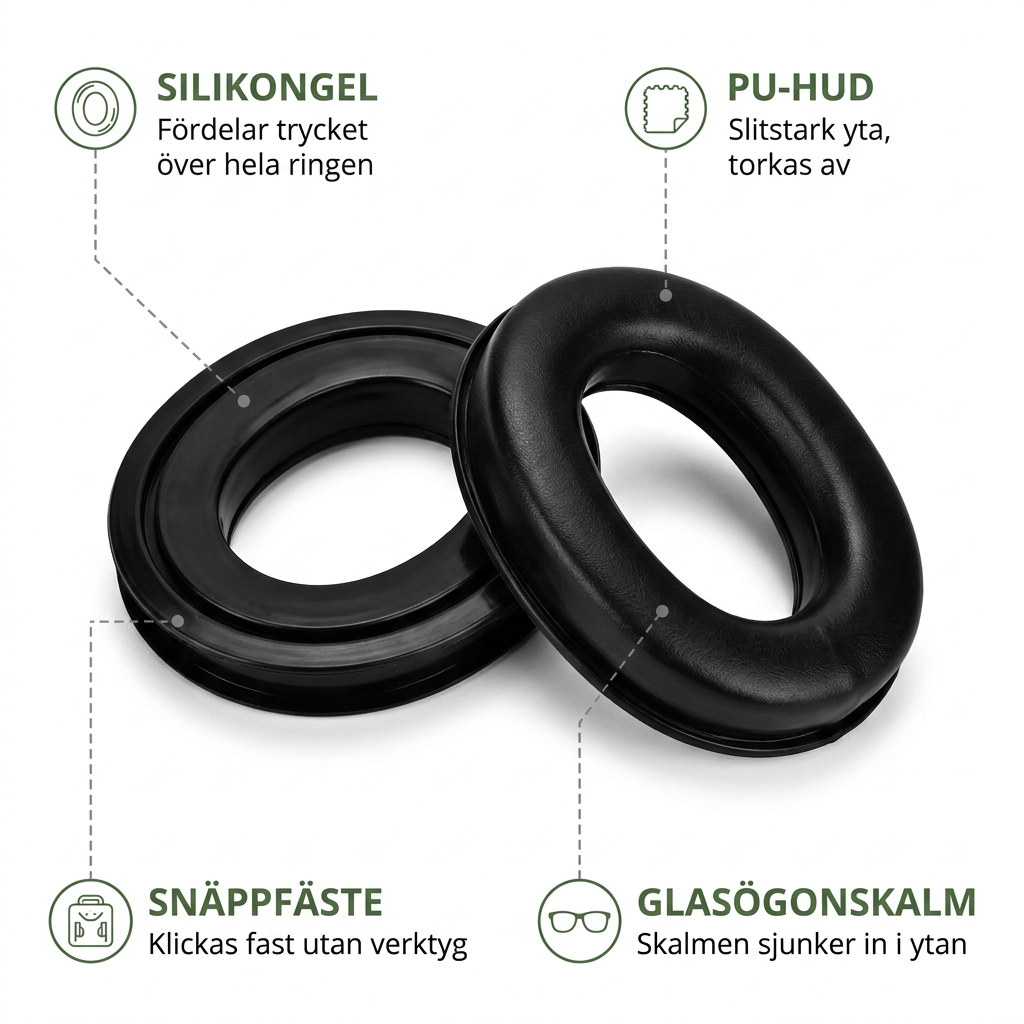 Norillo® – GelShift – Gelkuddar som gör hörselkåpor sköna igen