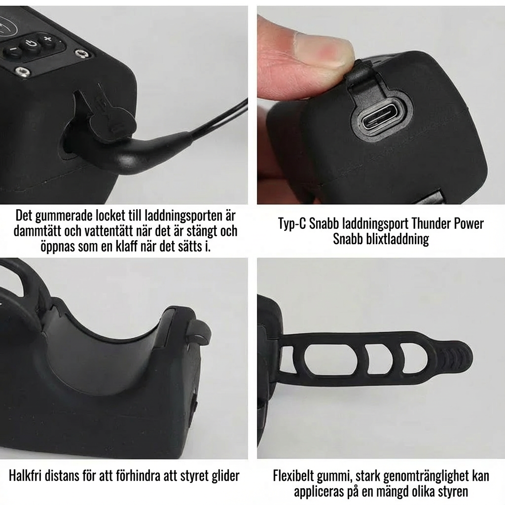 Norillo™ – 110 dB cykeltuta med långräckviddande framljus för nattkörning