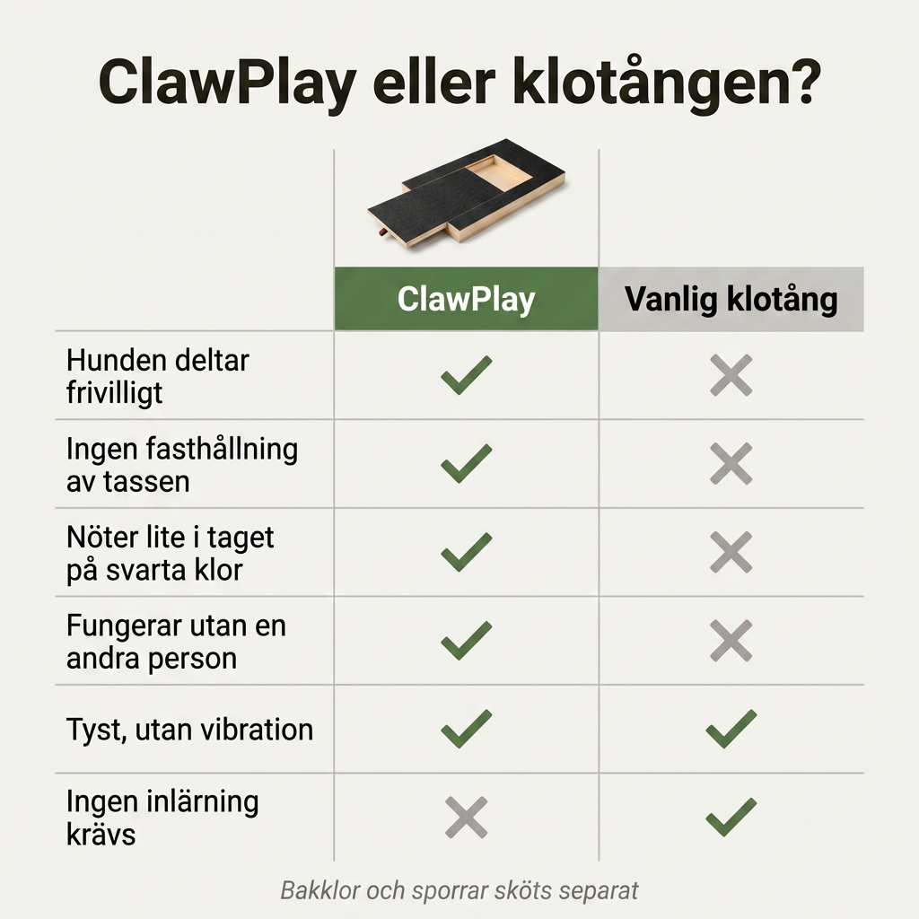Norillo® – ClawPlay – Klofil som hunden skrapar utan fasthållning