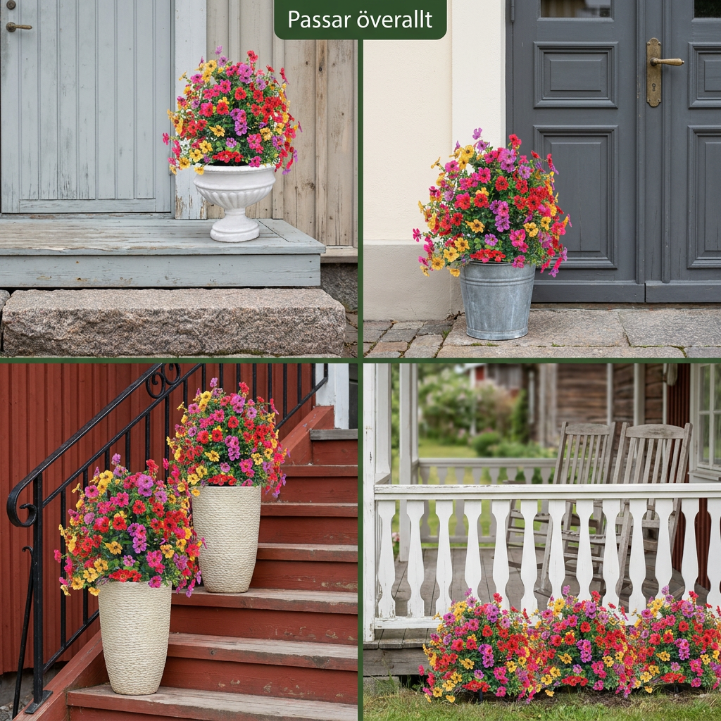FloraLux – Premium Konstblommor för Entré och Uteplats