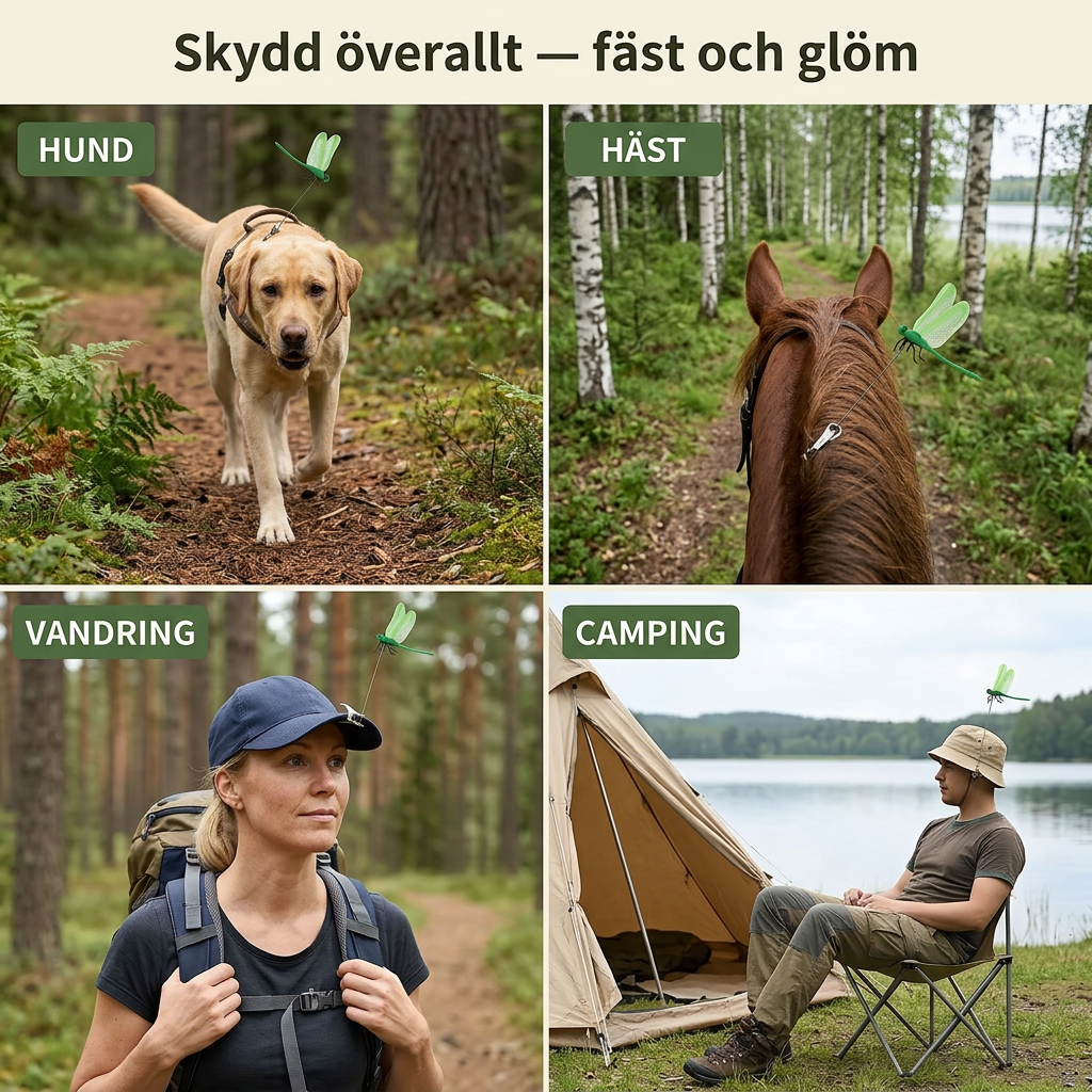 Trollsländan™ - Naturens Fiende mot Bromsar, Mygg & Flugor (3-Pack)