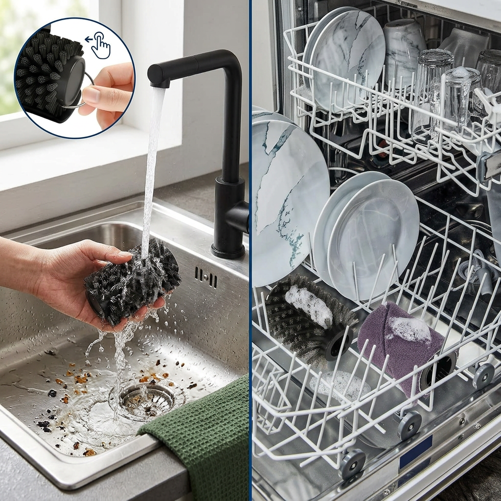Norillo™ – Originella GrillFix –  Elektrisk borste som gör gallret skinande