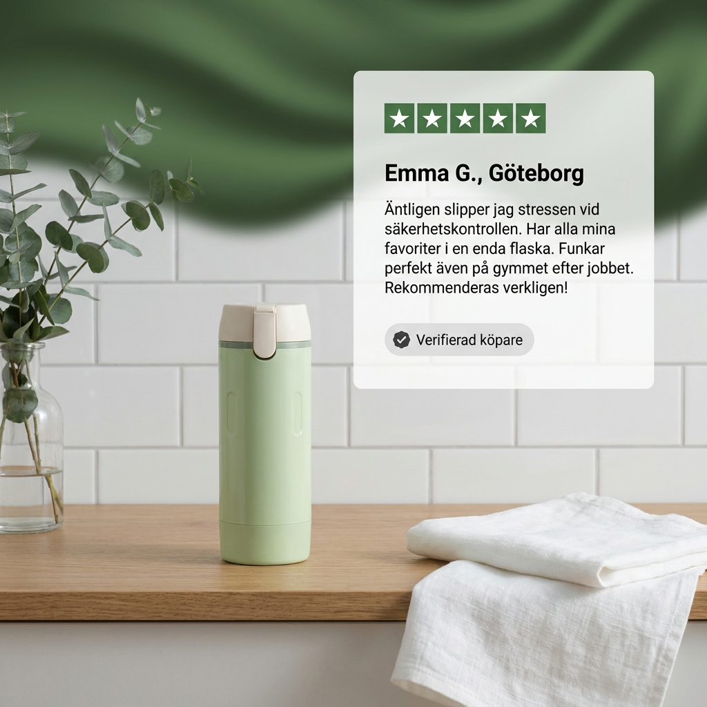 Norillo™ – RoutinePack – Bär hela din rutin i en läckagesäker flaska