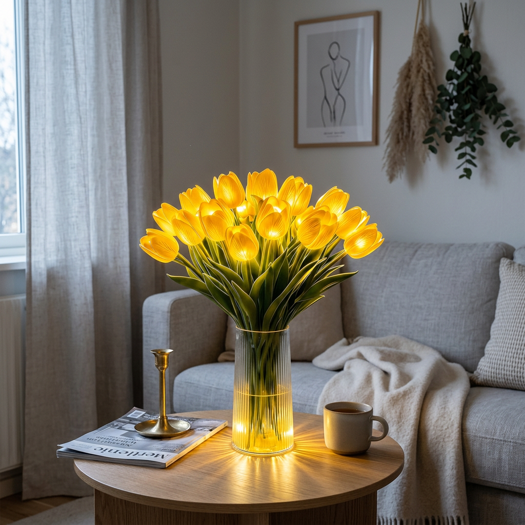 Norillo™ – LED-Tulpaner som lyser upp hemmet utan skötsel