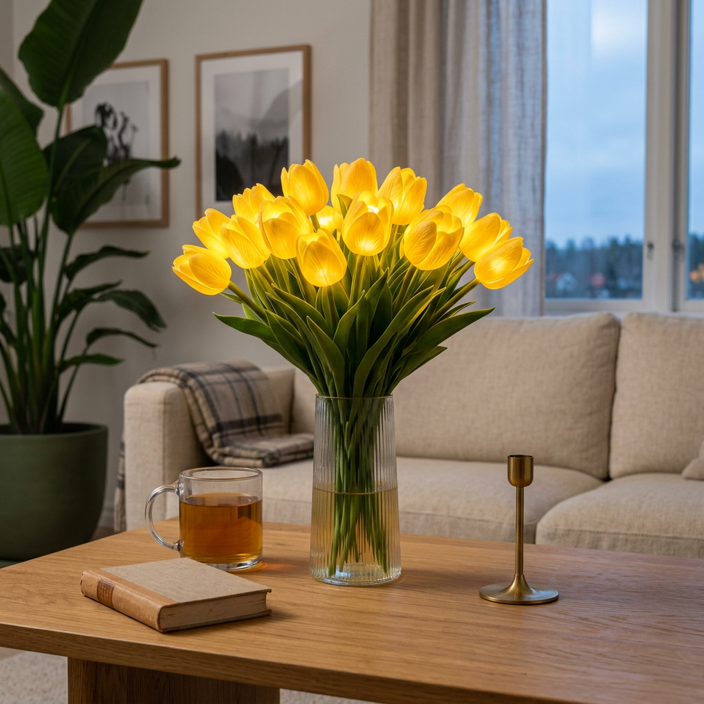 Norillo™ – LED-Tulpaner som lyser upp hemmet utan skötsel