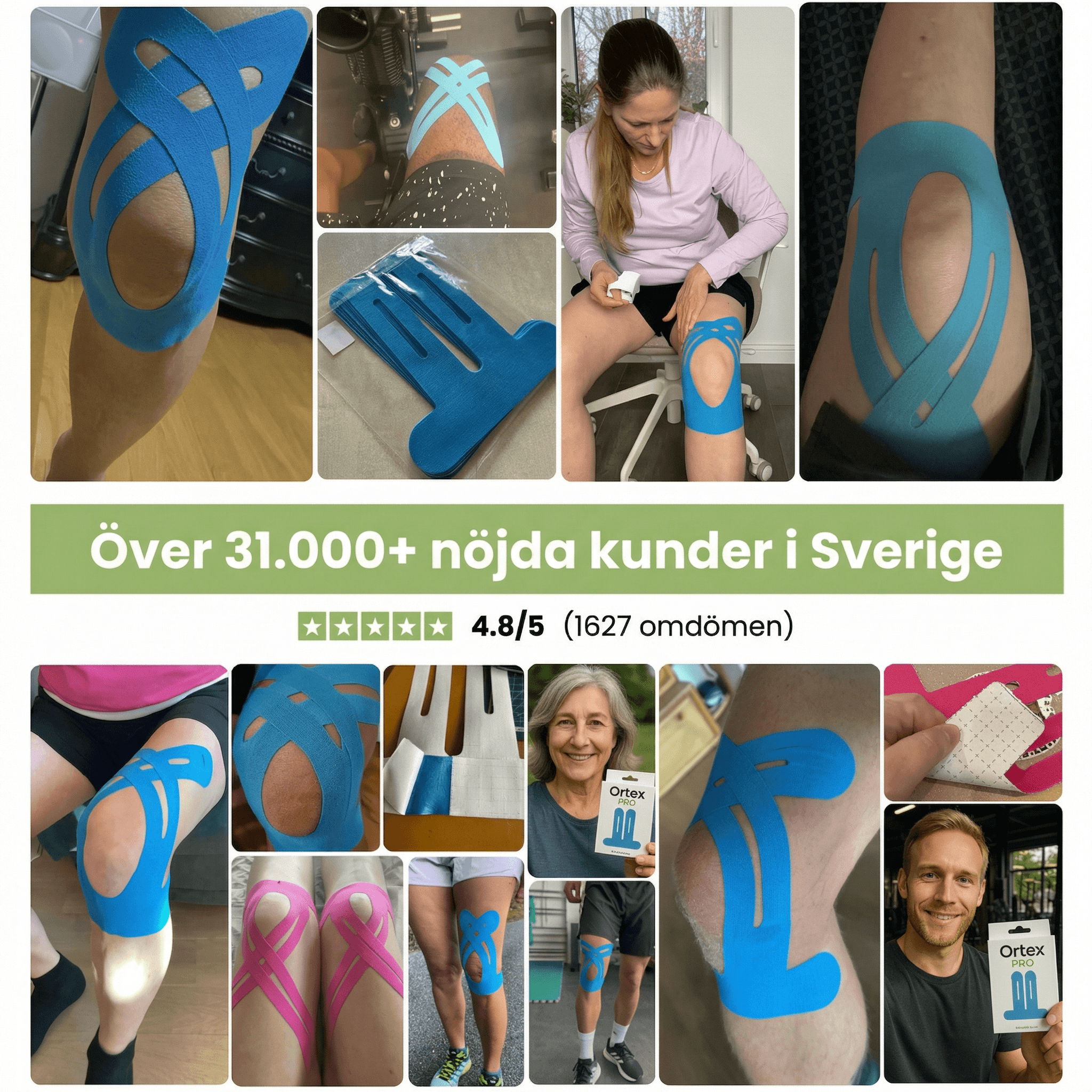 Norillo™ – Ortex original pro –  förskuren knätejp