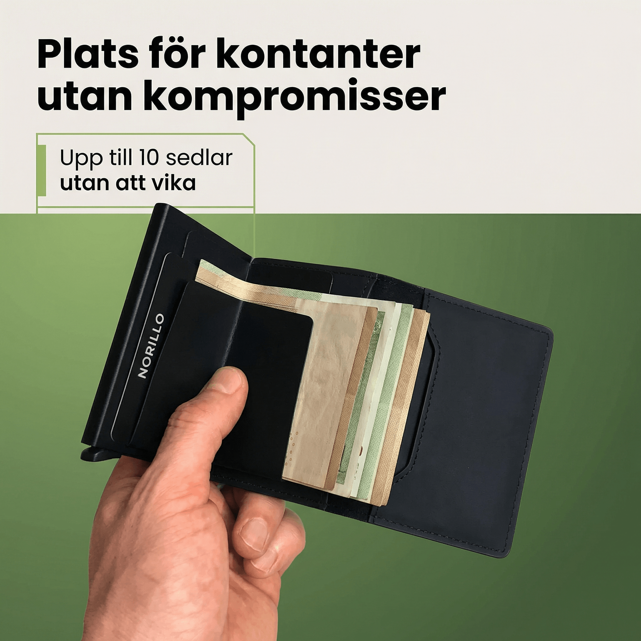 Norillo™ CardShield 3.0 – Slim plånbok med RFID-skydd