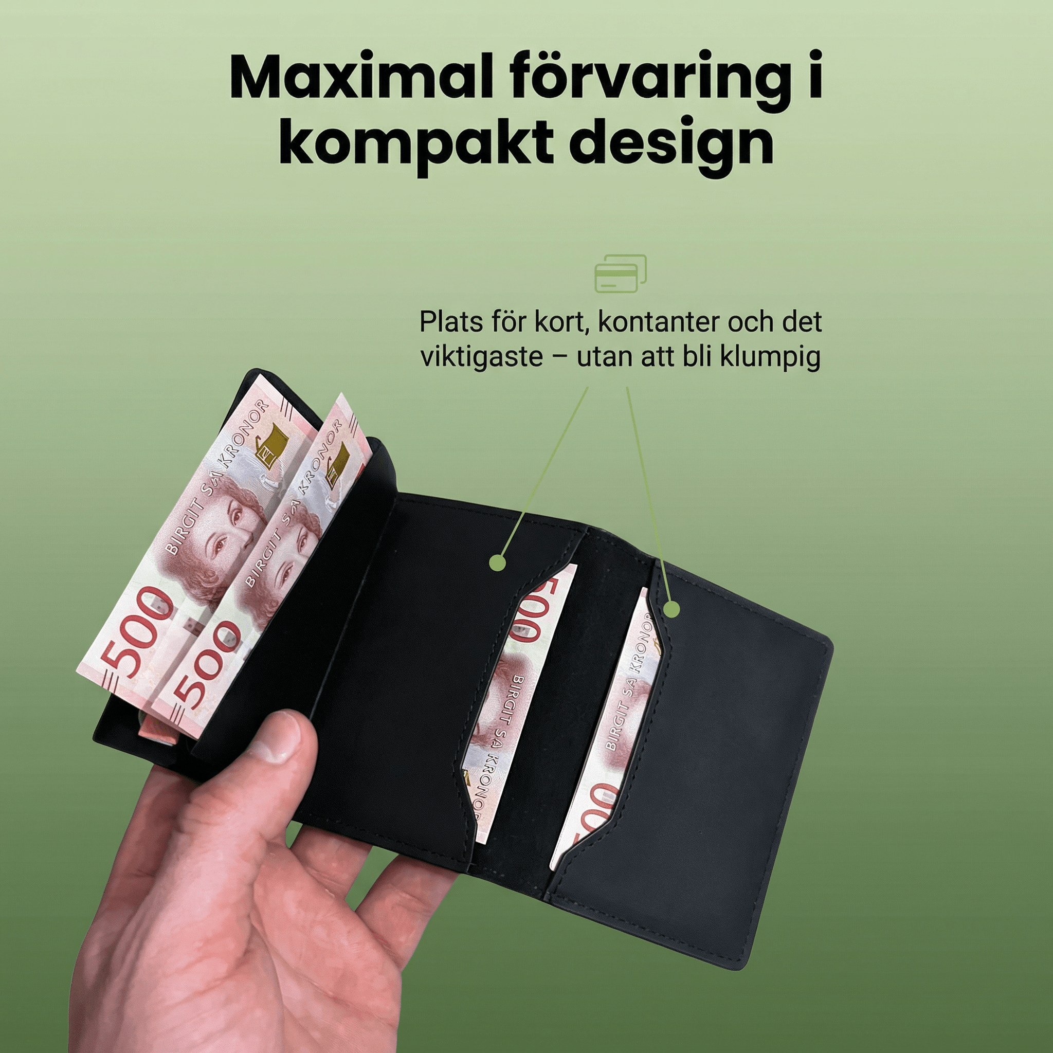 Norillo™ CardShield 3.0 – Slim plånbok med RFID-skydd