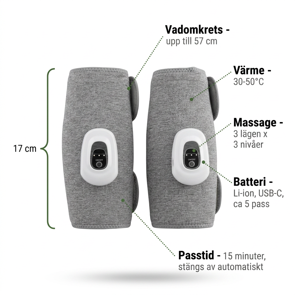 Norillo® – PulseWrap – Vadmassage med värme som lättar tunga ben
