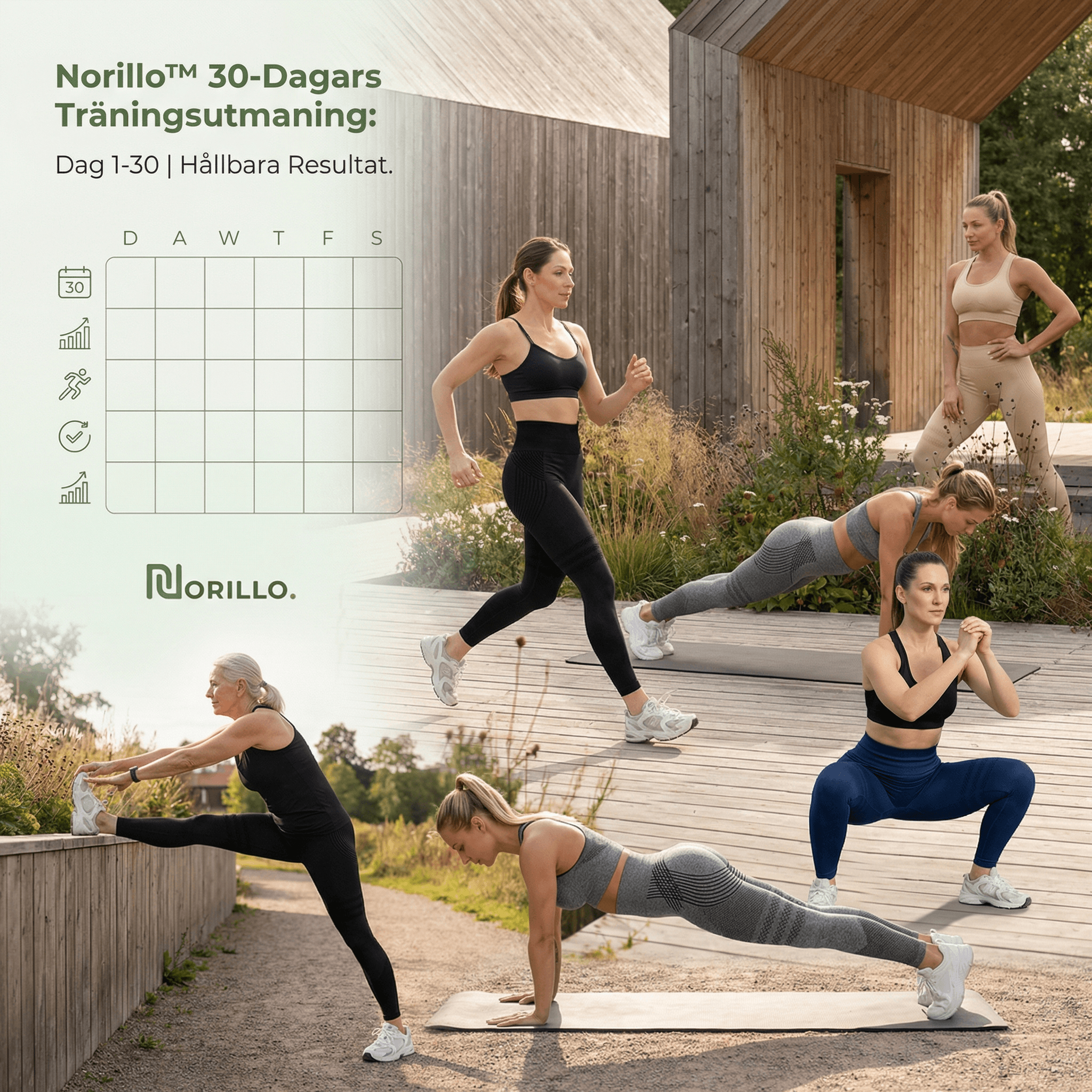 Leggings - Träningsprogram (30-Dagars Träningsutmaning)