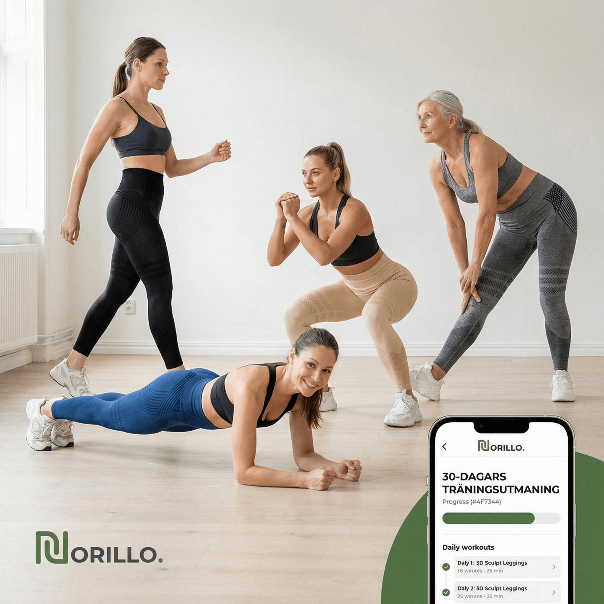 Leggings - Träningsprogram (30-Dagars Träningsutmaning)