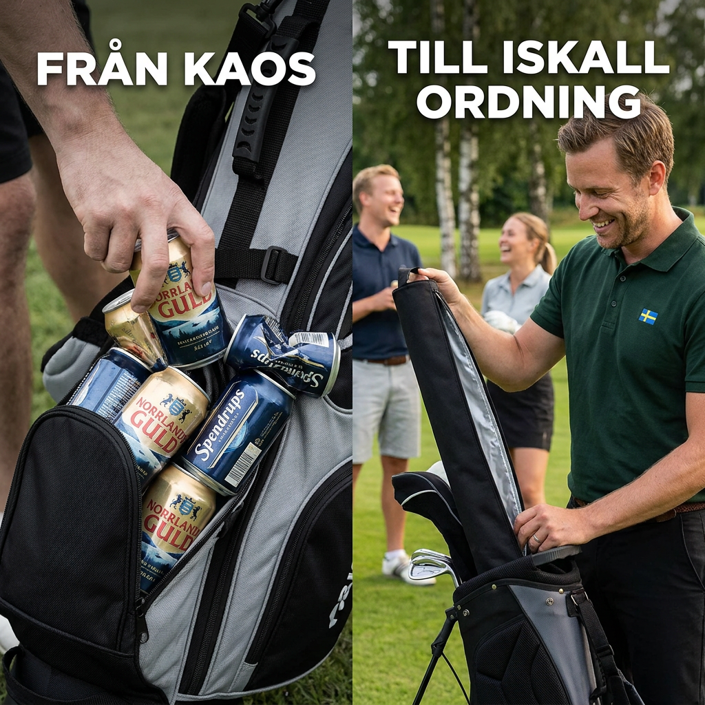 Norillo™ – BagCooler – Diskret kylsleeve som passar direkt i golfbagen
