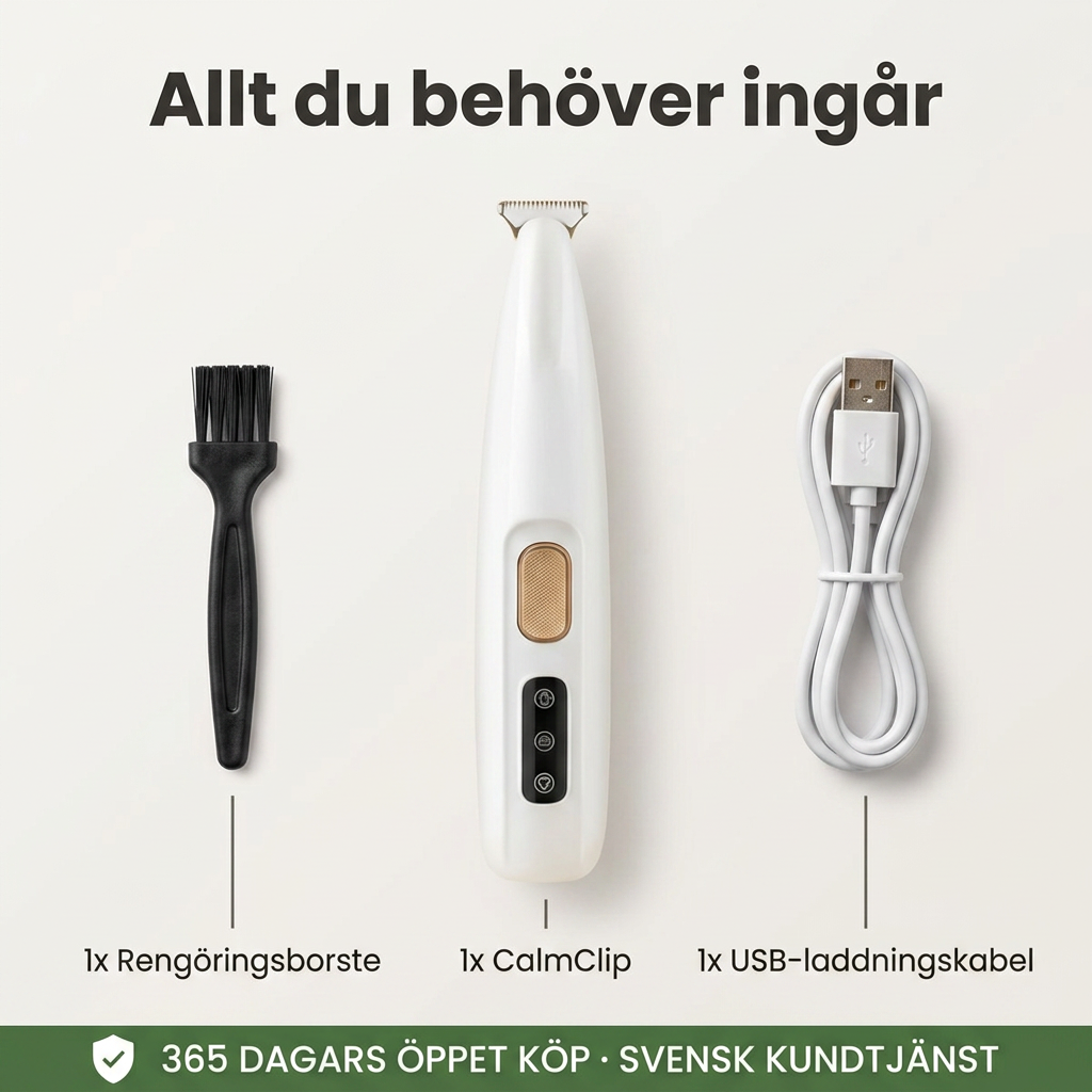 Norillo® – CalmClip – Skonsam trimmer för tassar, bakdel & små tovor