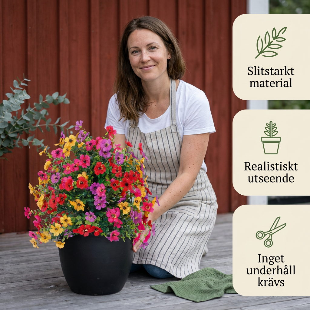 FloraLux – Premium Konstblommor för Entré och Uteplats