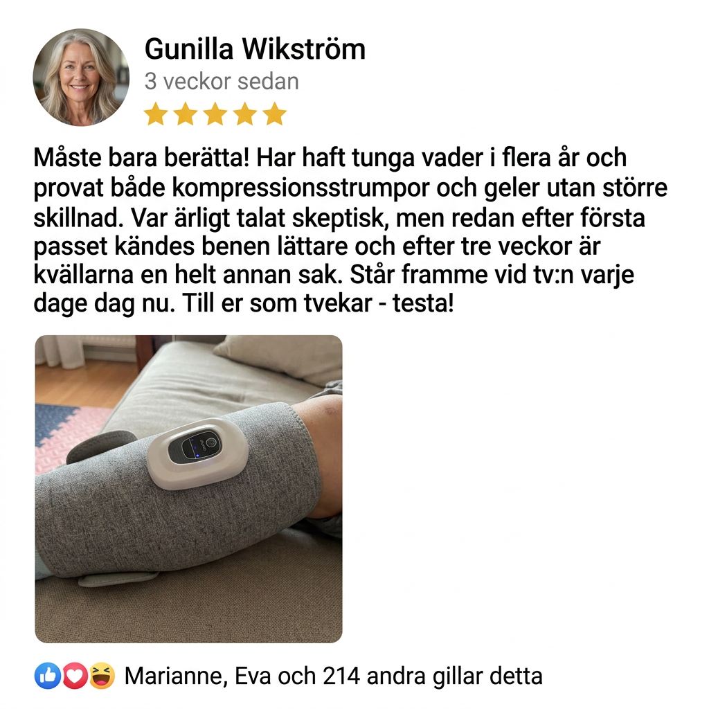 Norillo® – PulseWrap – Vadmassage med värme som lättar tunga ben