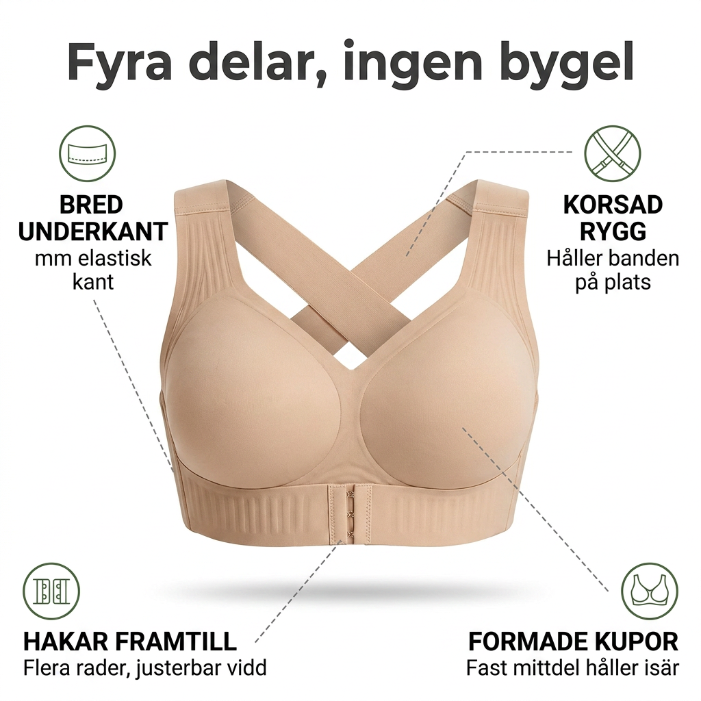 Norillo® – SoftFrame – Bygelfritt stöd och naturligt lyft hela dagen