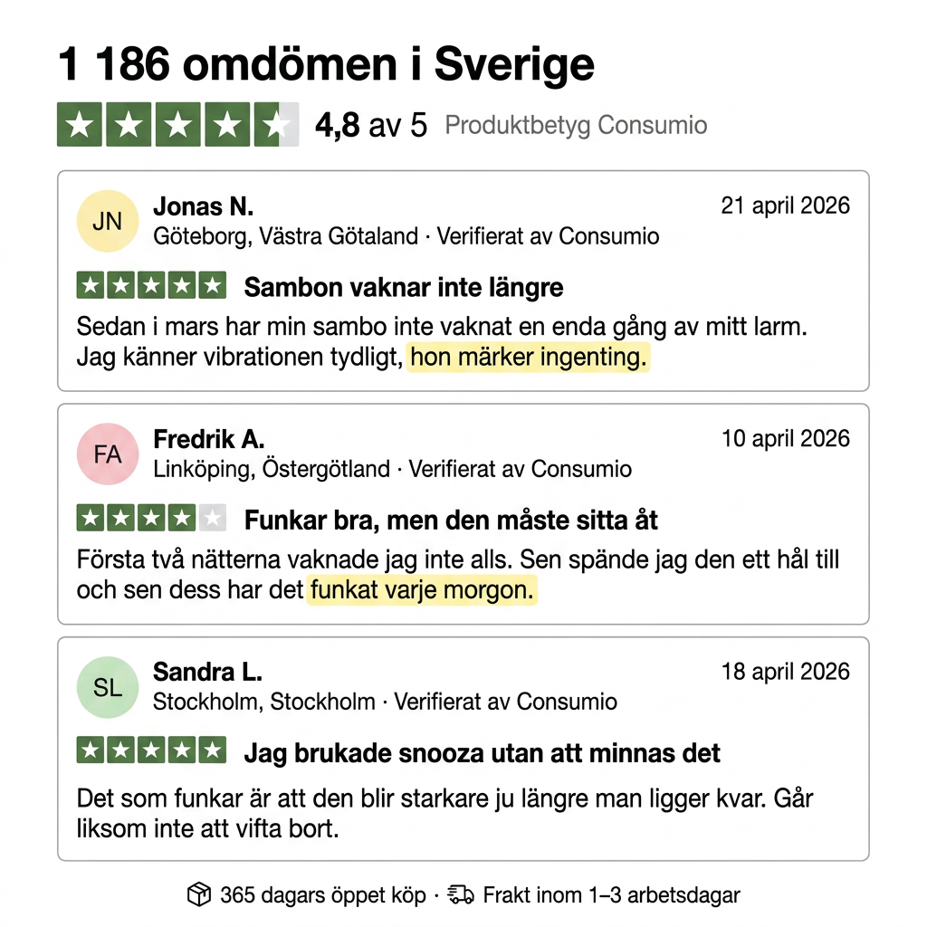 Norillo® – PulseWake – Vibrerande väckning som inte stör partnern