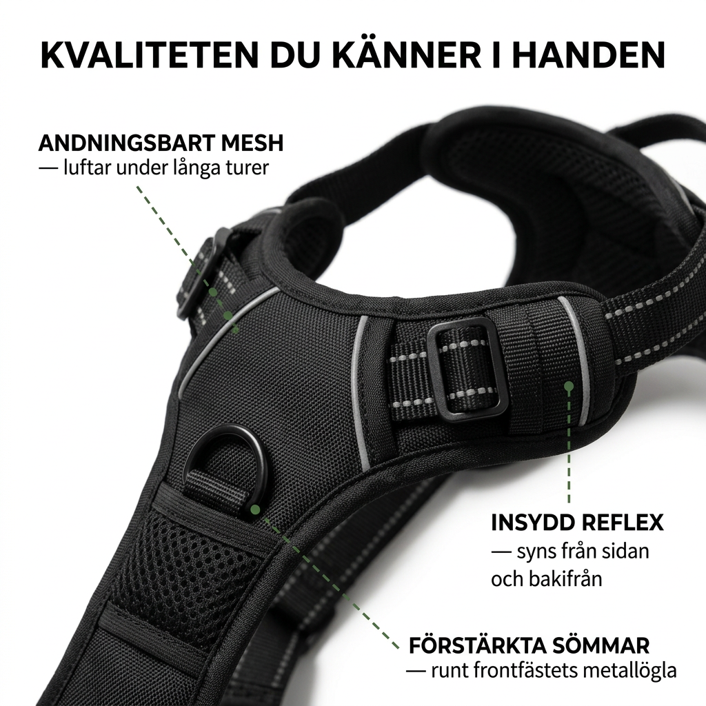Norillo® – CalmStride – Hundsele med frontfäste för lugnare promenader