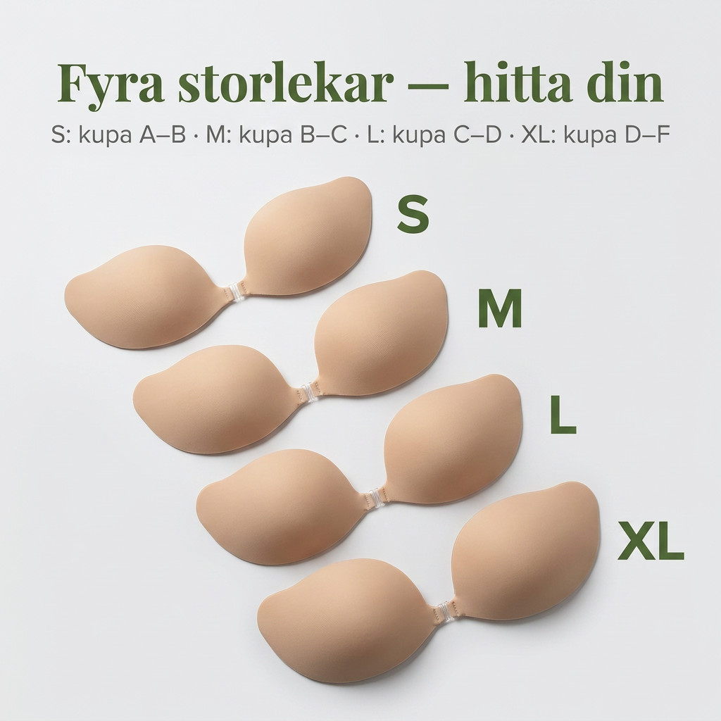 Norillo® – BareCurve – Bandlös bh som formar under ryggfria plagg