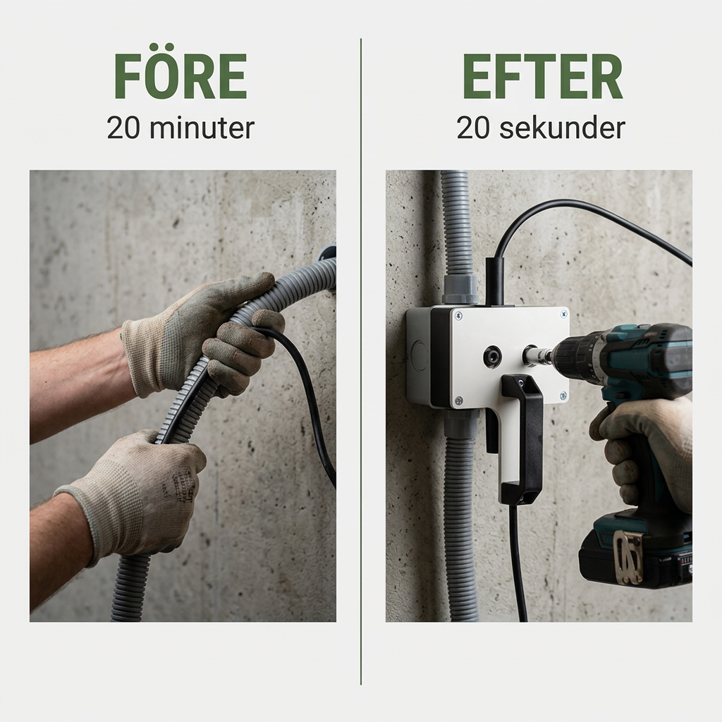 Norillo® – CableDrive – Drar kabel genom röret på minuter, helt själv