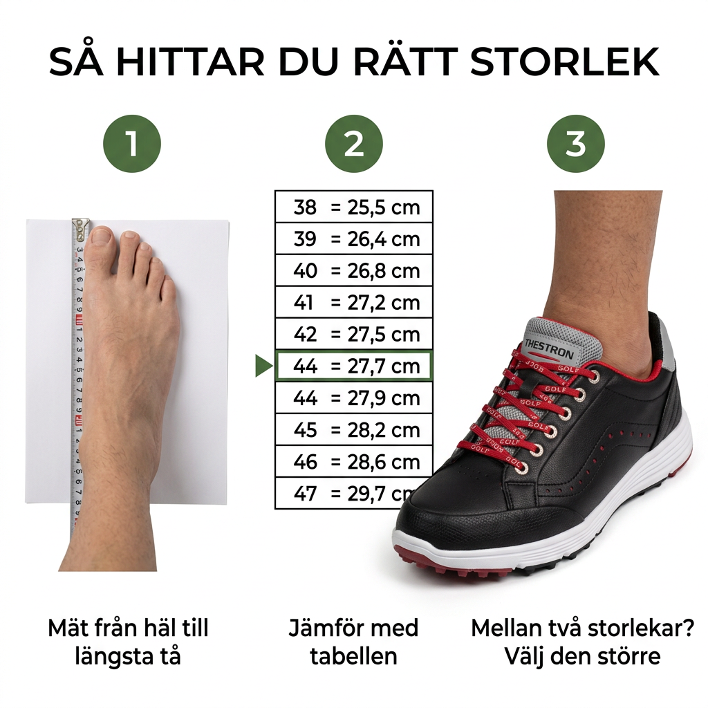 Norillo® – WideStride – Bekväma golfskor för breda fötter hela rundan