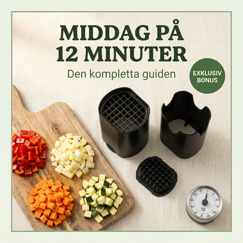 Middag på 12 minuter (Komplett guide 54 sidor)