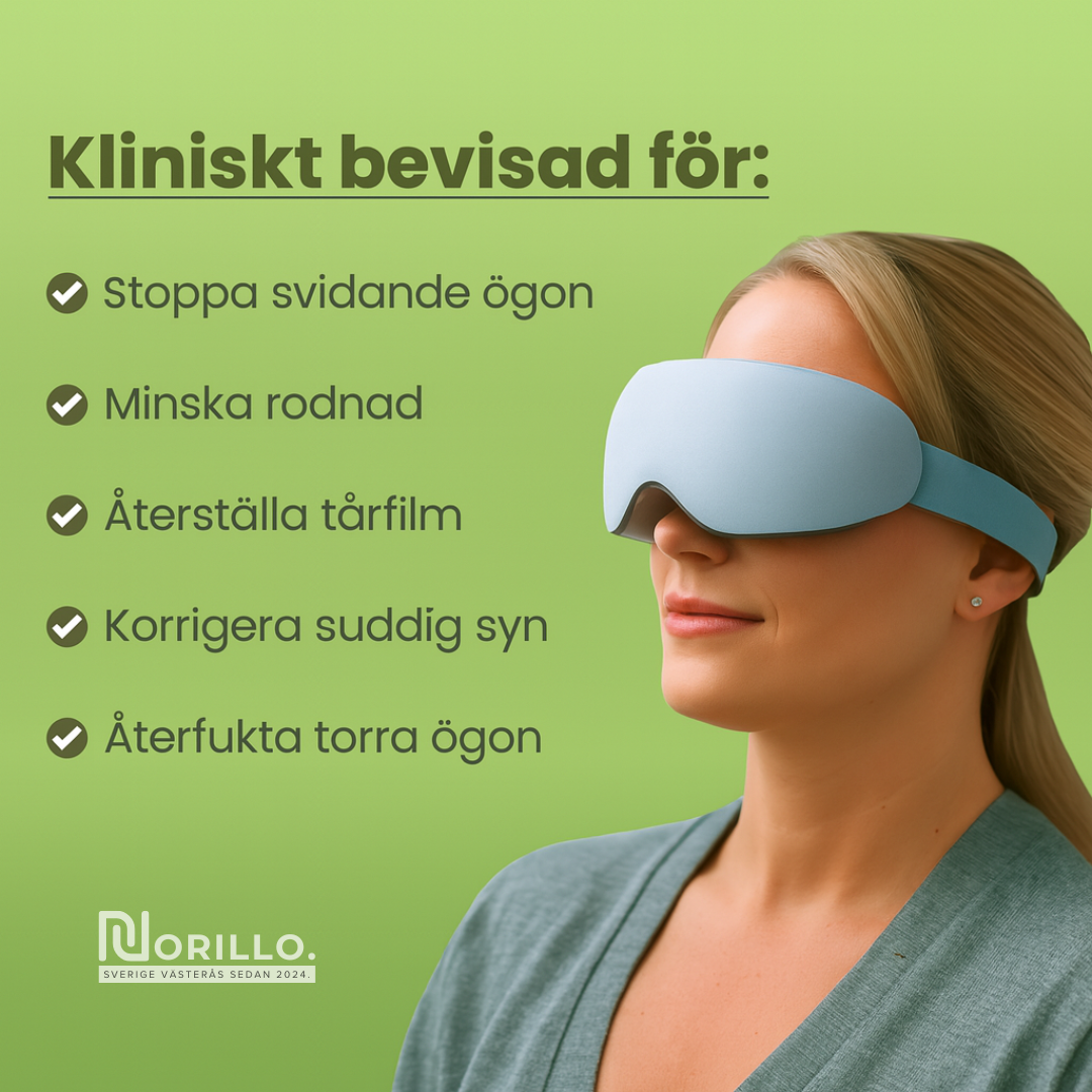 Norillo™ – Ångmask som återfuktar torra ögon på bara minuter