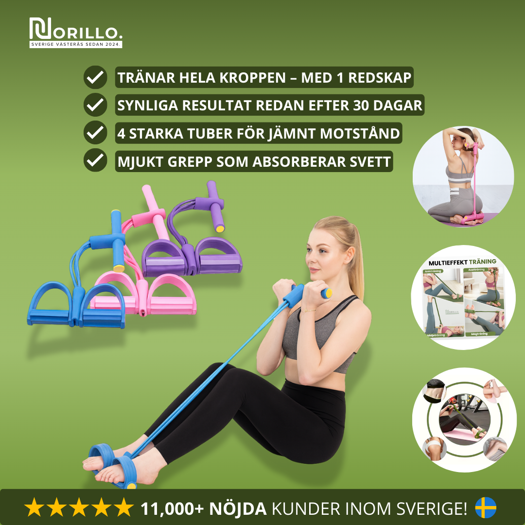 Norillo™ – Multifunktionellt träningsband för hela kroppen