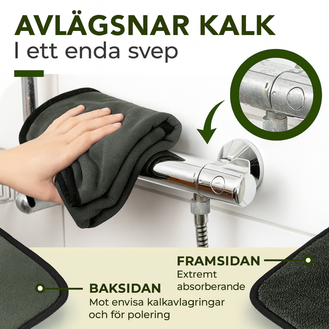 TotalClean - XXL Mikrofiberduk för kalkfria & rena ytor