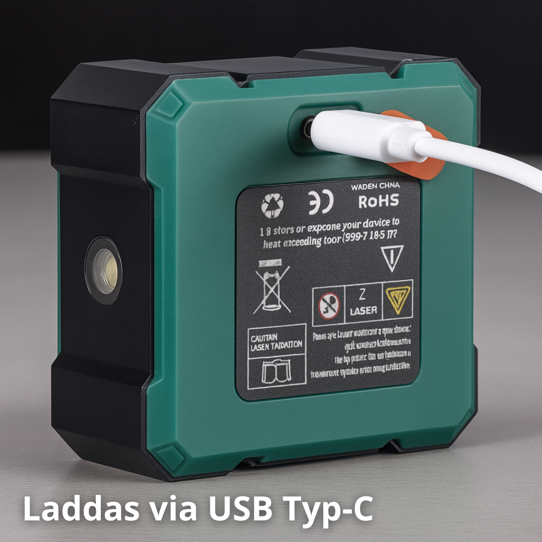 Norillo™ – 2-i-1 Digital Vinkelmätare och Laser Vattenpass