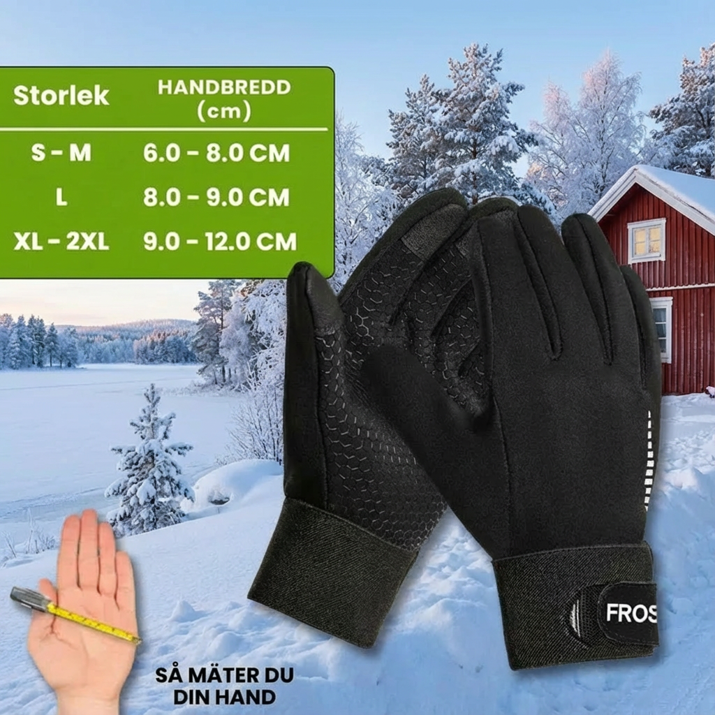 Norillo™ – Vindtäta & vattentäta Vinterhandskar med touchteknologi  −30°C