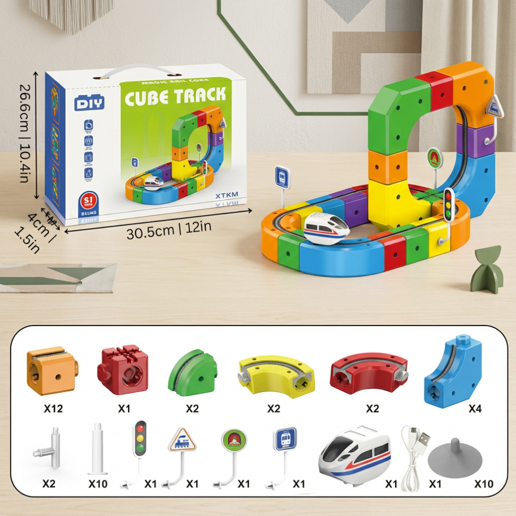 Norillo™ – Trackiverse 3D Tågäventyr med Oändliga Banor