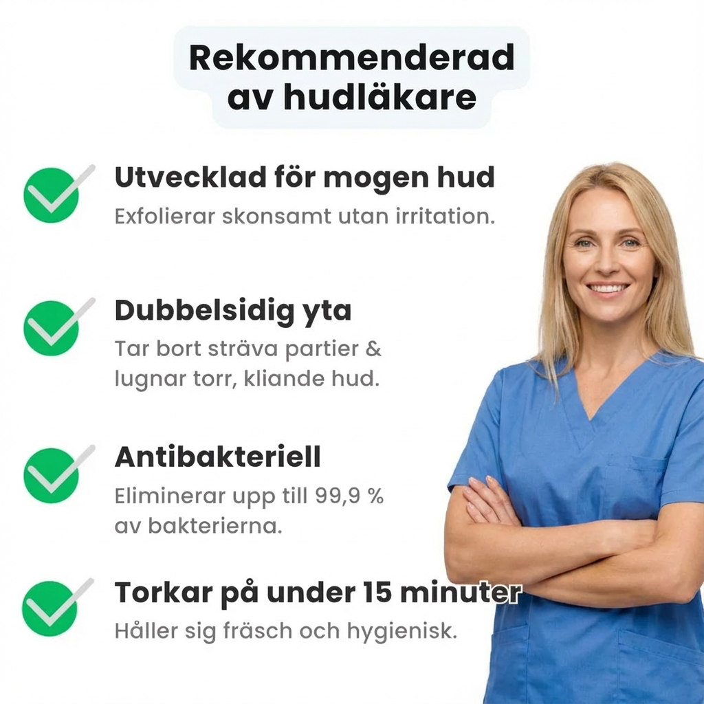 Norillo™ – Exfolierande Antibakteriell Duschhandduk för hela kroppen