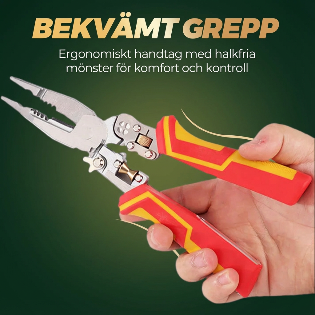 Norillo™ – 8-i-1 avmantlingstång för snabb kapning & kabelarbete