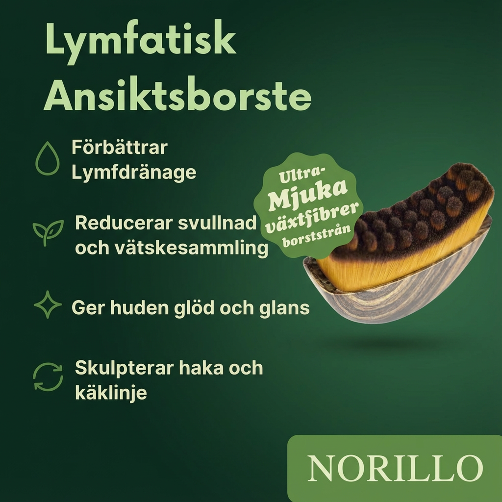 Norillo™ – Ansiktsborste för lymfdränage som skulpterar ansiktet och minskar svullnad