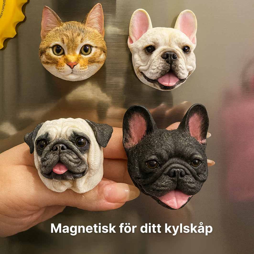 Norillo™ – Personlig 3D-djurfigur med magnet