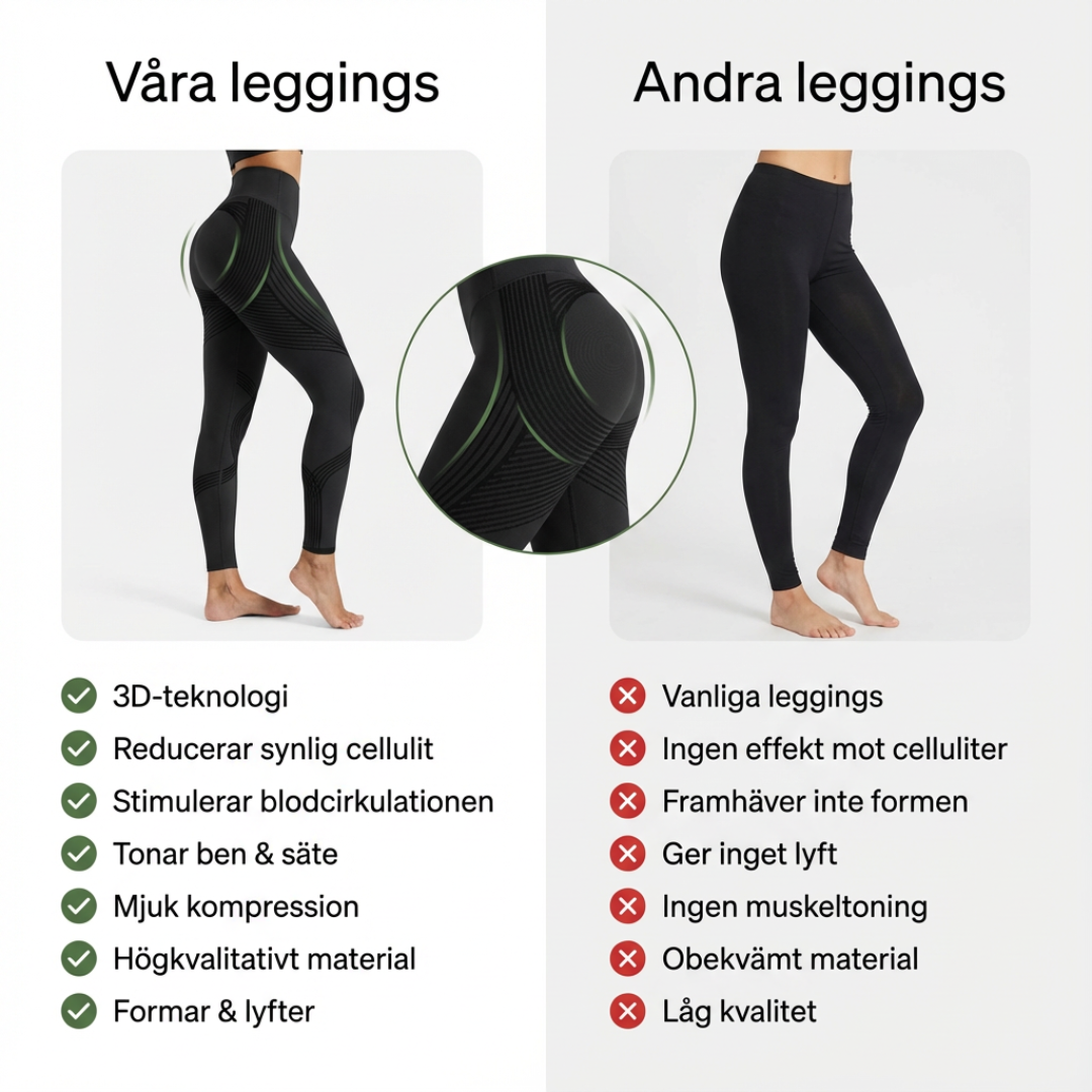 Norillo™ – 3D Sculpt Leggings – Forma din silhuett utan ansträngning