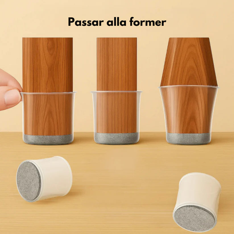 Norillo™ – Transparenta stolöverdrag som bevarar golvet och dämpar ljud