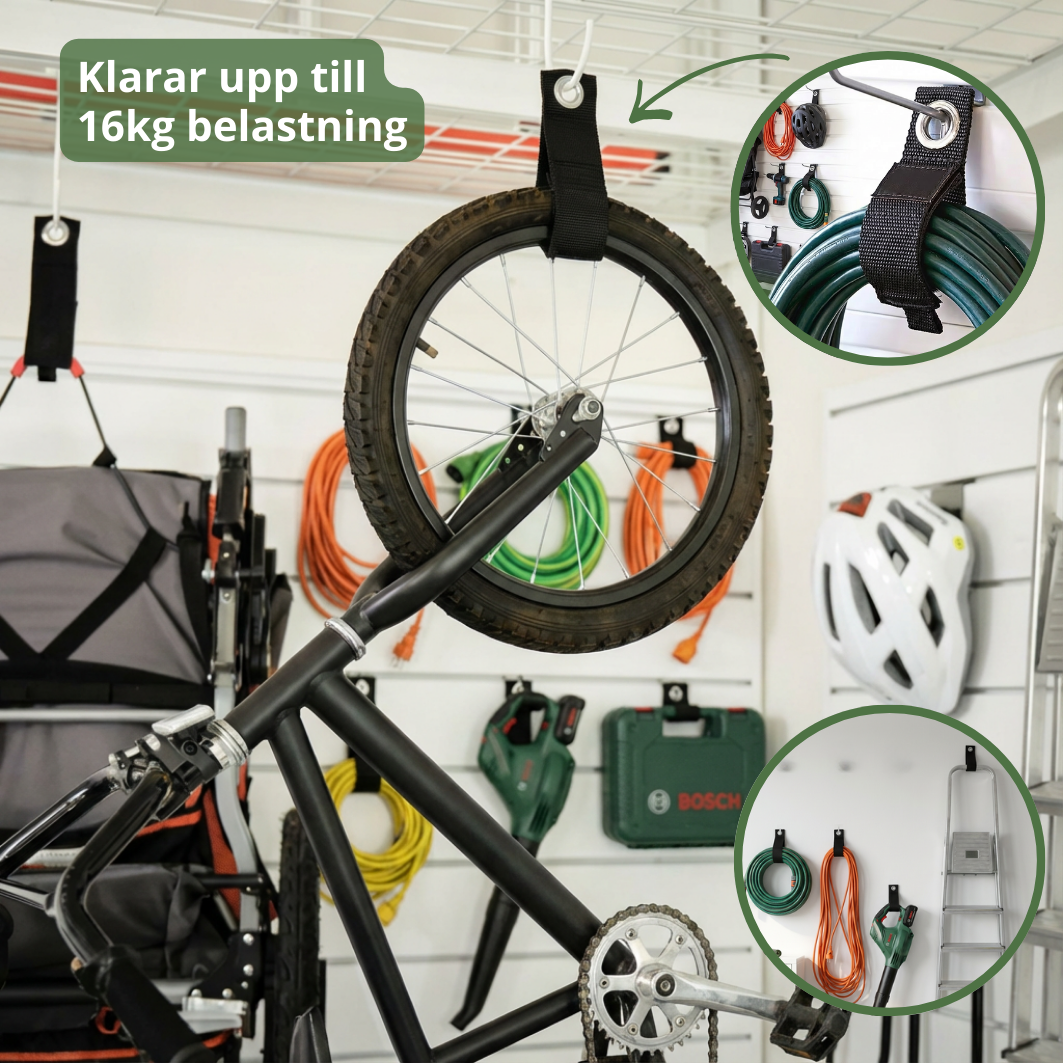 Norillo™ StrongLoop – Starka & elastiska upphängningsband för smart förvaring